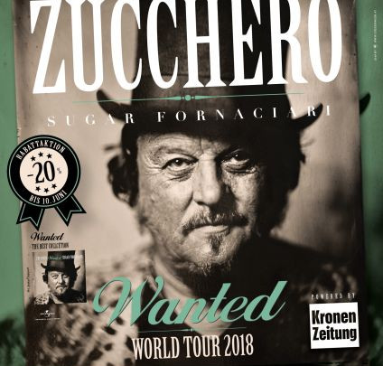 Zucchero gastiert heuer am 29. Juli auf der Schlosswiese in Moosburg