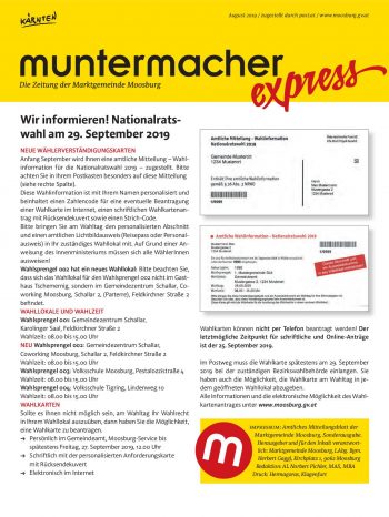 Muntermacher Express August