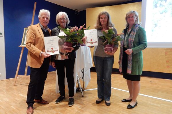Siegerinnen Gartenparadiese Anna Goritschnig und Gabriela Sacher