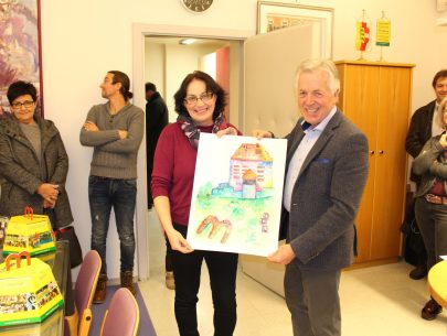 Maria Fuchs mit LAbg. Bürgermeister Herbert Gaggl Maria Fuchs mit LAbg. Bürgermeister Herbert Gaggl