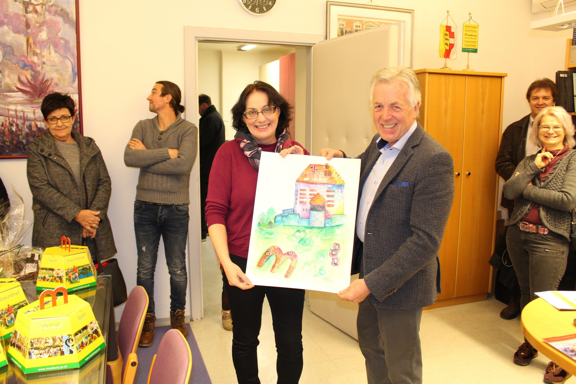 Maria Fuchs mit LAbg. Bürgermeister Herbert Gaggl Maria Fuchs mit LAbg. Bürgermeister Herbert Gaggl