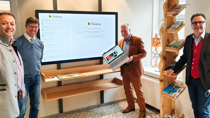 Digitale Amtstafel im Gemeindeamt