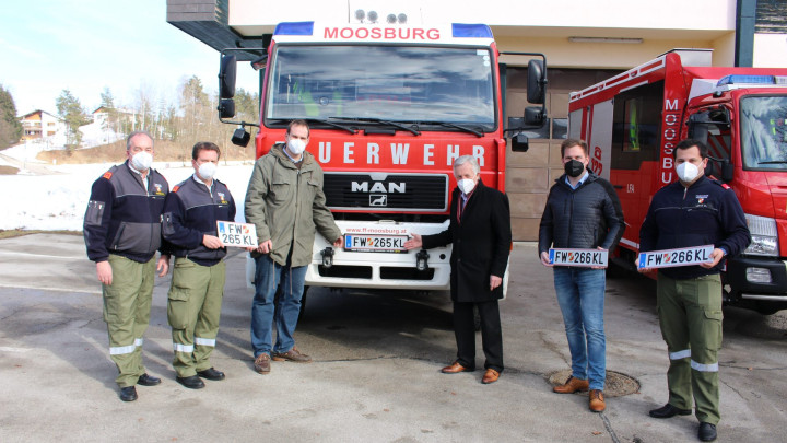 Neue KFZ-Kennzeichen für die FF Moosburg