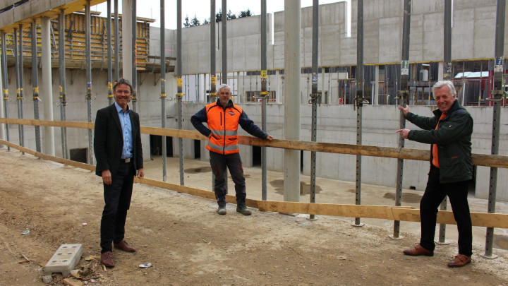 Die Ballsporthalle wächst