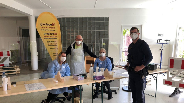 Bereits 1200 Testungen in Moosburg