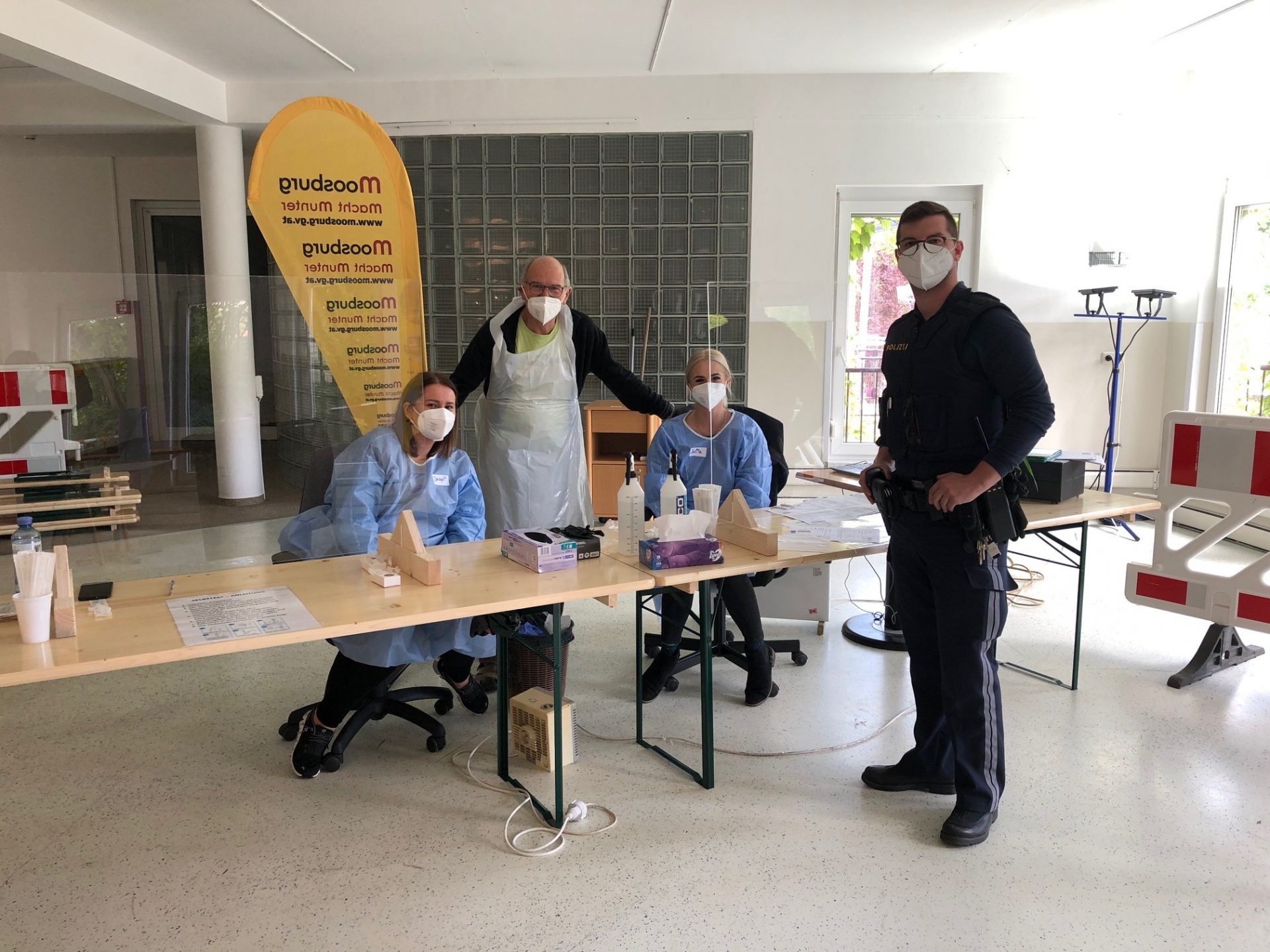 Bereits 1200 Testungen in Moosburg