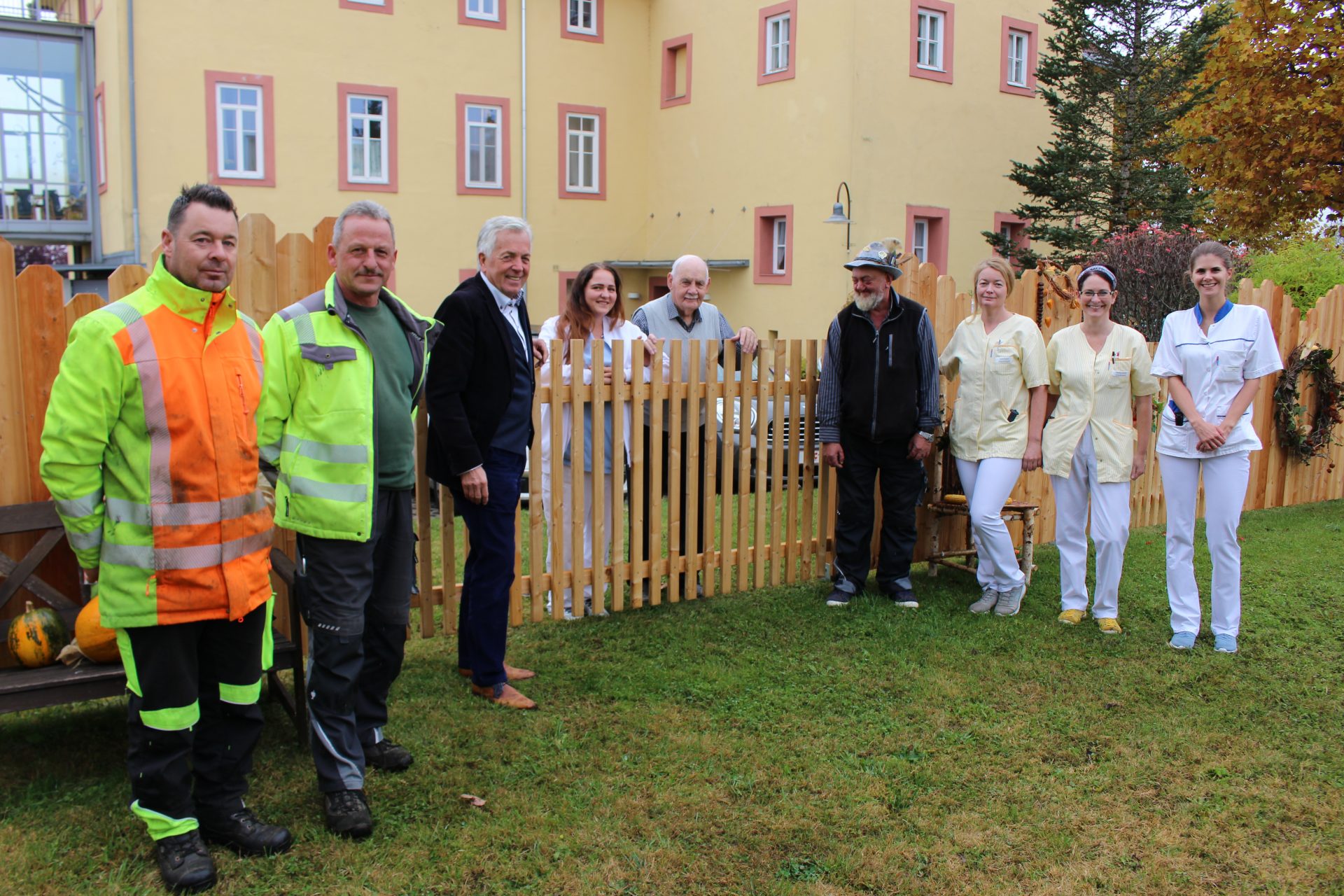 Ein Zaun als Blickfang