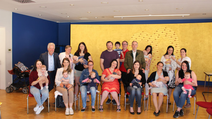 Moosburgs Kleinste wurden groß empfangen