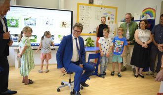 Bildungsminister Polaschek zu Besuch im Campus Moosburg
