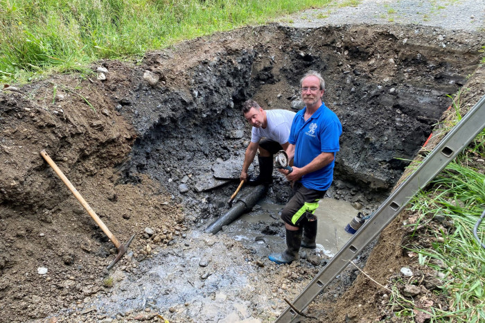 Wasserrohrbruch 1 Wasserrohrbruch 1