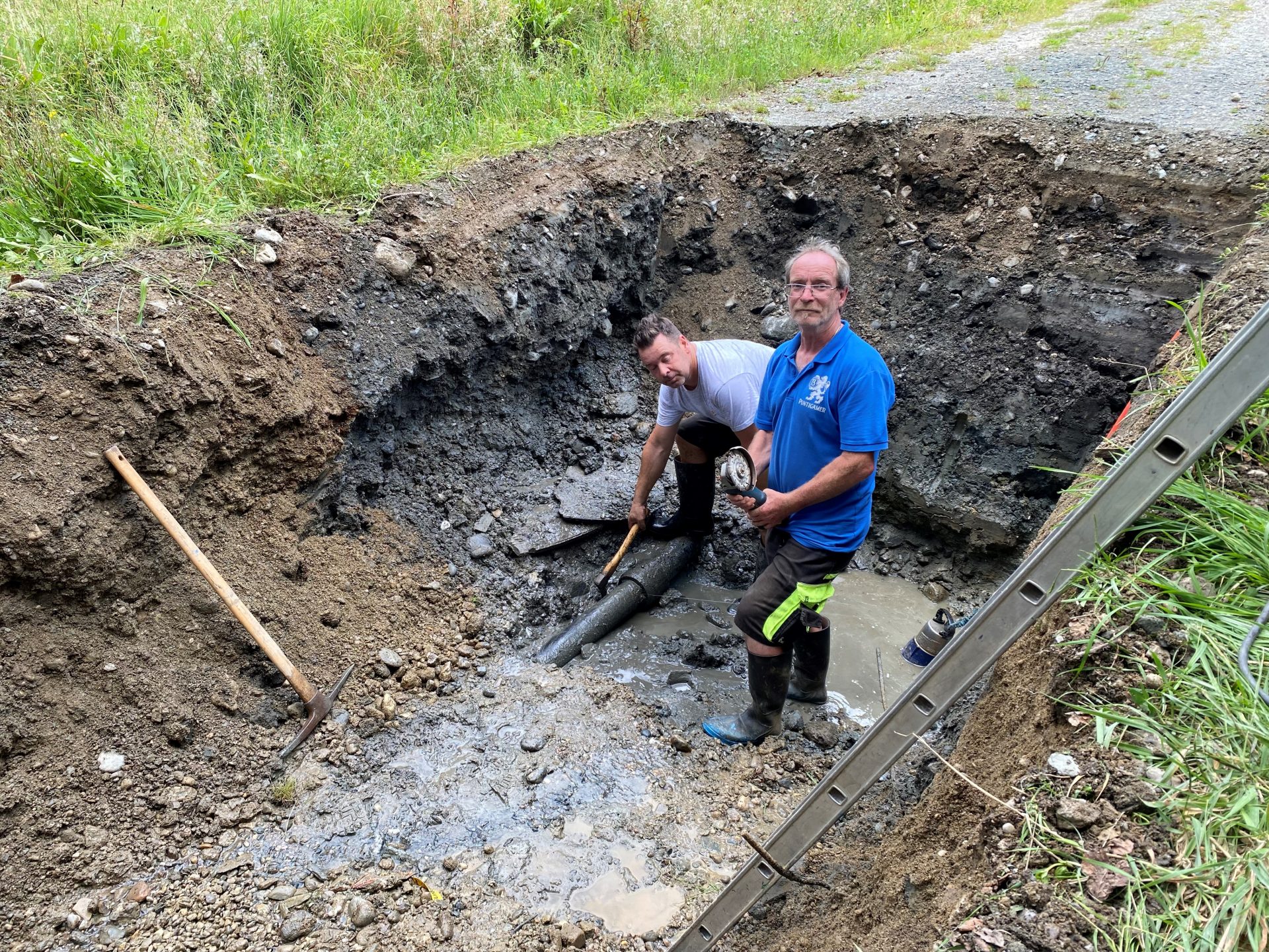 Wasserrohrbruch 1 Wasserrohrbruch 1
