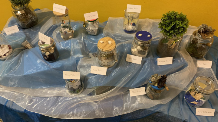 Glück im Glas - ein gelungenes Projekt der Mitteschule