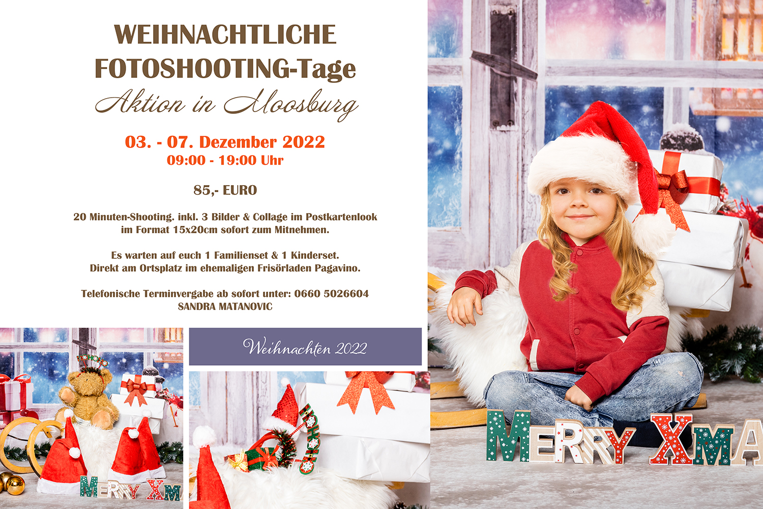 Kommen Sie zum Fotoshooting