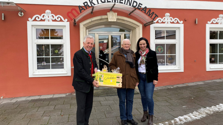 Glücklicher Gewinner