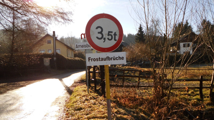Die Straßensperren aufgrund von Tauwetter -  sind mit 10.03. im gesamten Gemeindegebiet aufgehoben