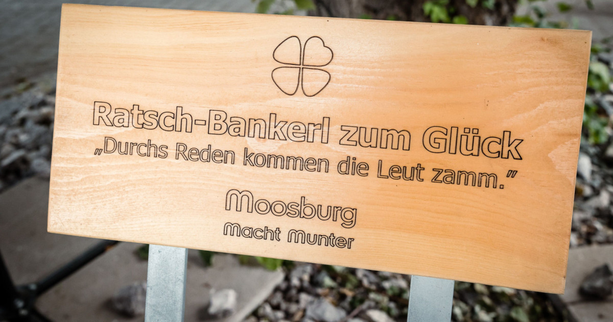 Das Ratsch-Bankerl zum Glück – Marktgemeinde Moosburg