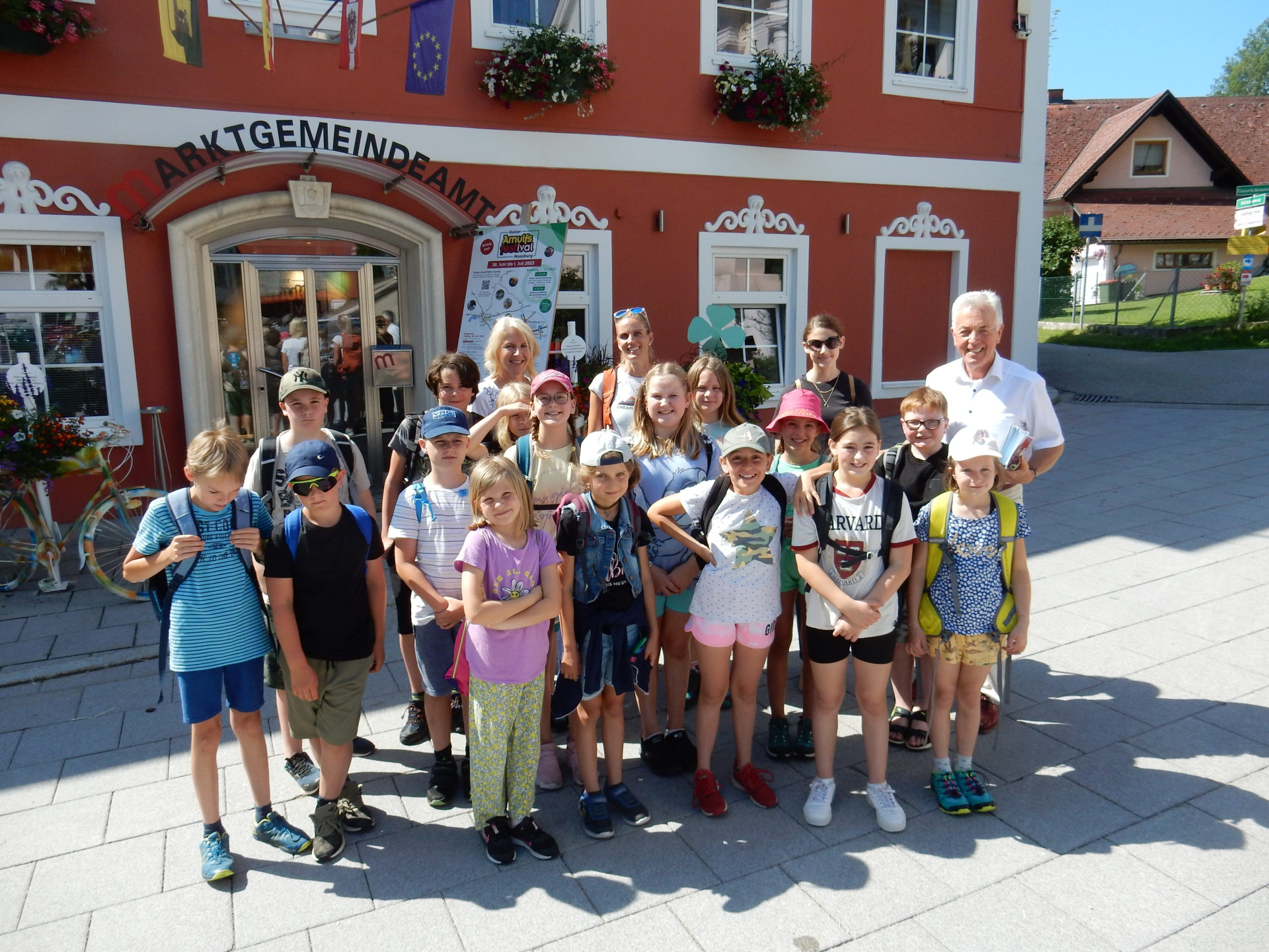 3. Klasse der VS Tigring besucht das Gemeindeamt