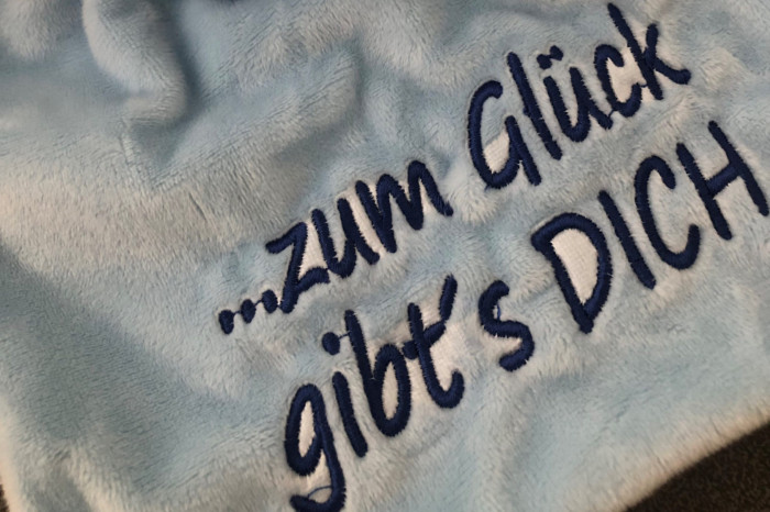 Kuscheltier blau