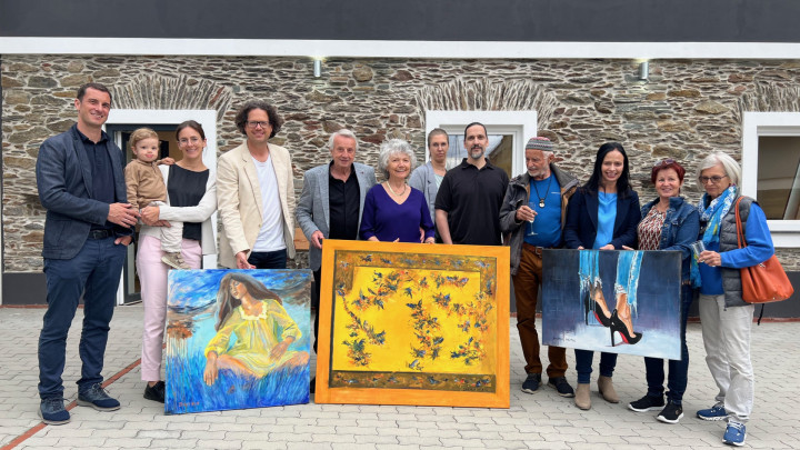 Kunst ist Magie - Malerei ihre Leidenschaft - Ausstellung von Dagmar Helbig
