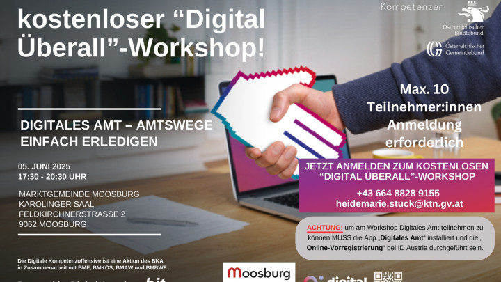 Workshop "Digitales Amt - Amtswege einfach erledigen"