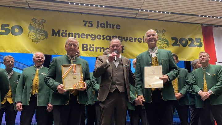 Moosburg feiert 75 Jahre MGV Bärndorf