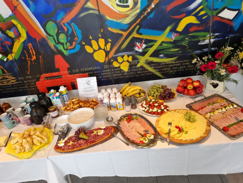 Das Frühstücksbuffet