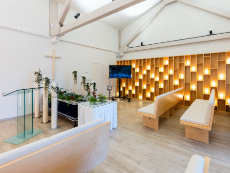 Die neue Bestattungshalle Bild 2