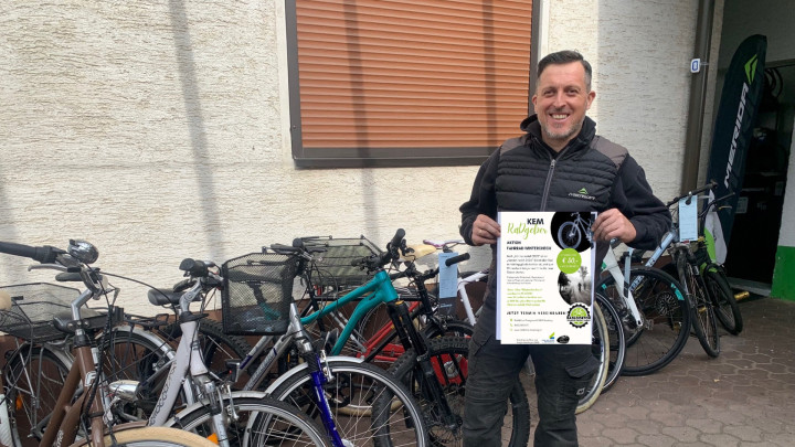 Aktion Fahrrad Wintercheck - "KEM Radgeber"