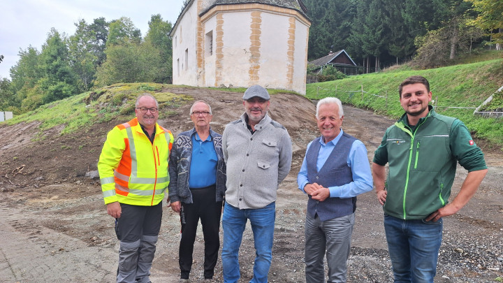 Projektstart für Wegerrichtung in Nußberg