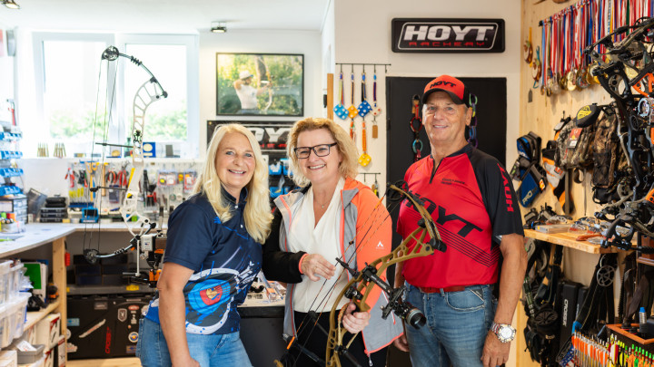 Wo Pfeil und Bogen Perfektion treffen