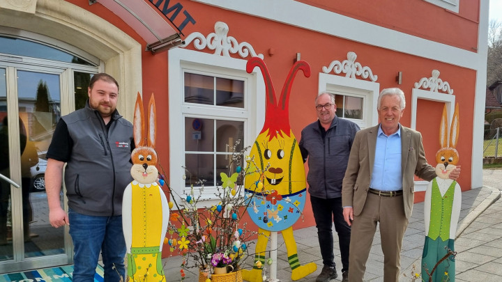 Bunte Osterdeko begrüßt den Frühling