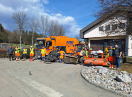 Mitarbeiter des Wirtschaftshofes Moosburg, Fa. Huber