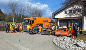 Mitarbeiter des Wirtschaftshofes Moosburg, Fa. Huber