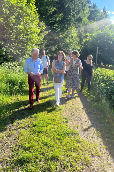 Gruppe unterwegs