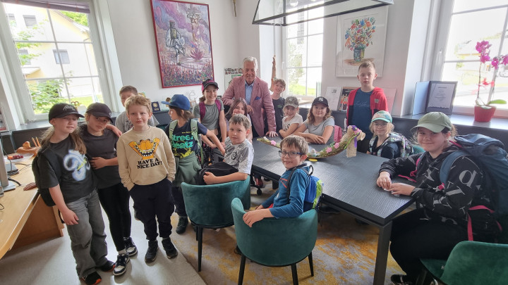 Volksschulen zu Besuch beim Bürgermeister