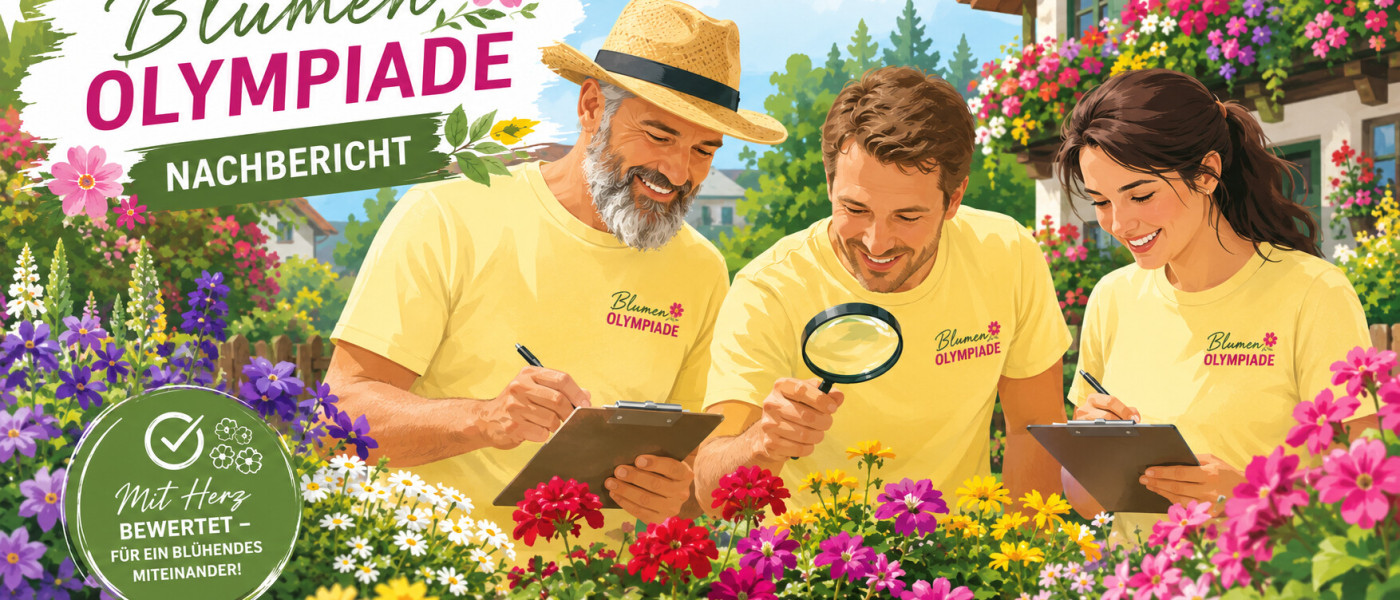 Berwertung bei der Blumenolympiade