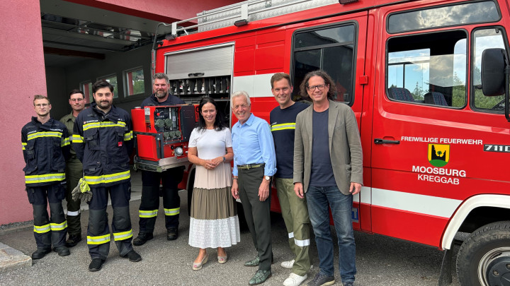 Notstromaggregat für die Löschgruppe Kreggab