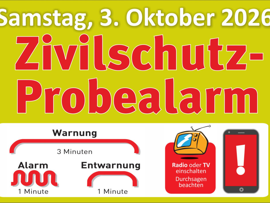 Zivilschutz Probealarm