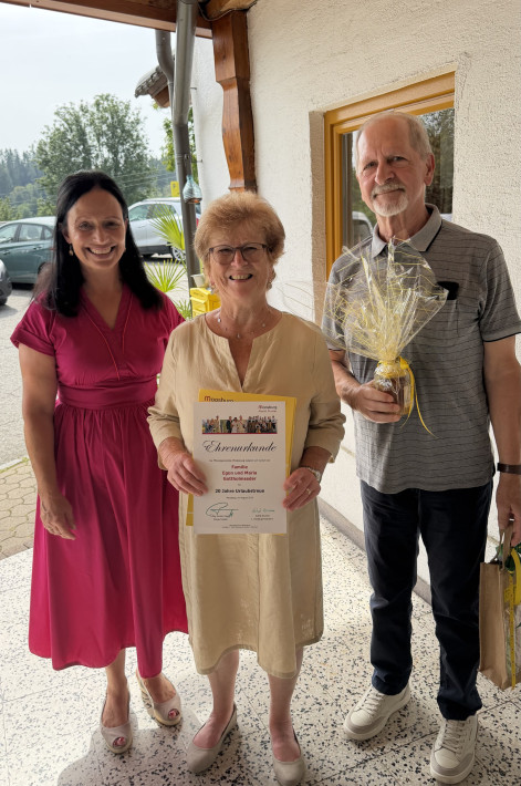 Astrid Brunner mit Familie Gottholmseder_20 Jahre